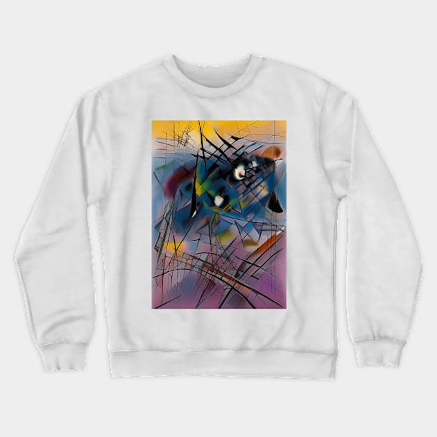 Abstract lines and shapes Crewneck Sweatshirt by rolffimages